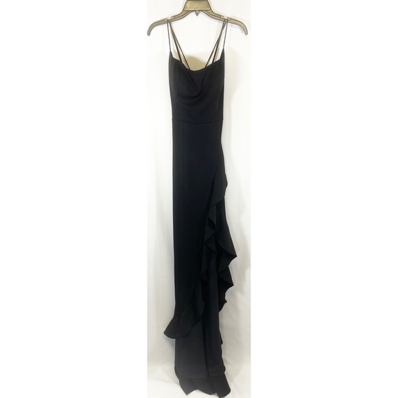 La Femme Dresses & Skirts - SALE! La Femme Lace up frill gown